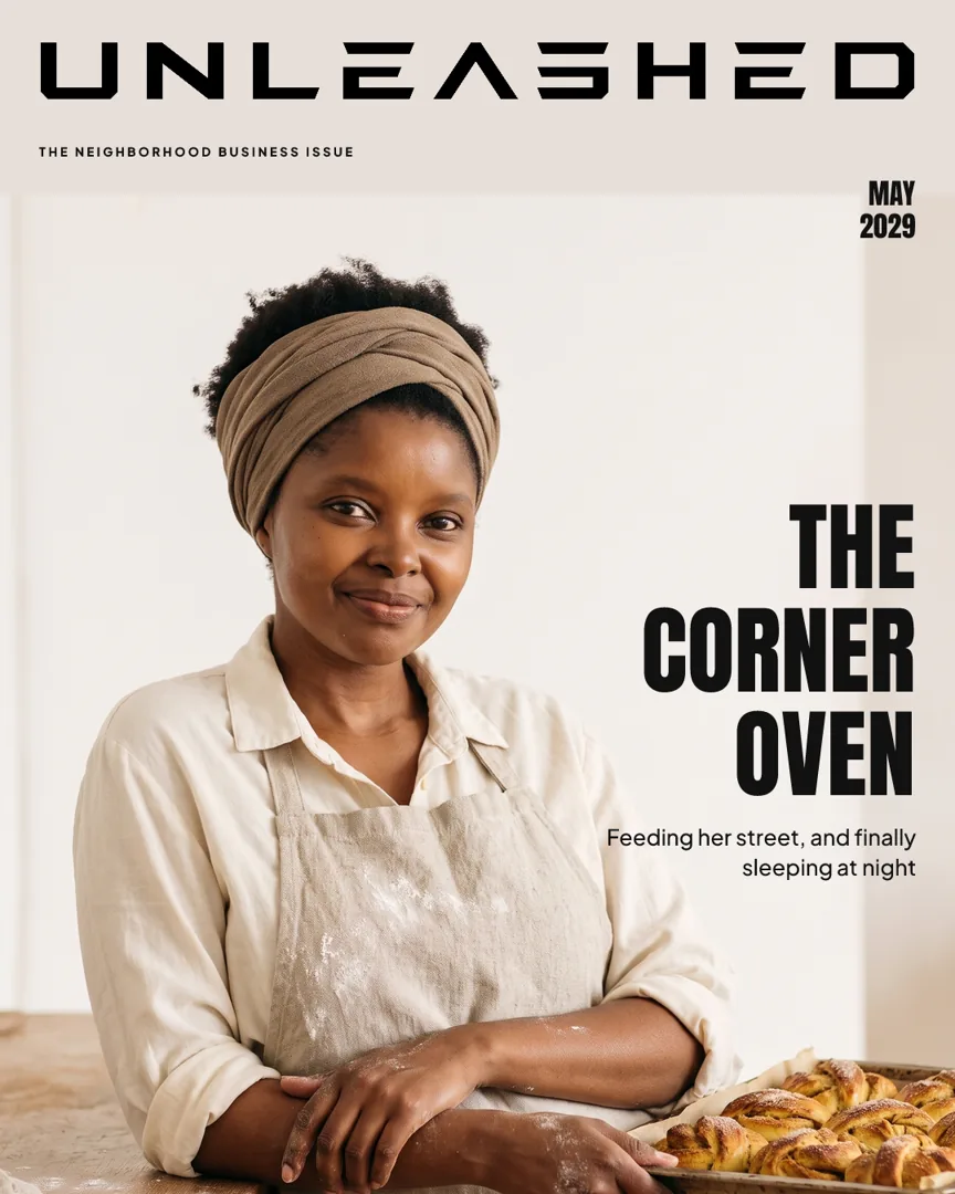 Future Amara on the cover of UNLEASHED: The Corner Oven