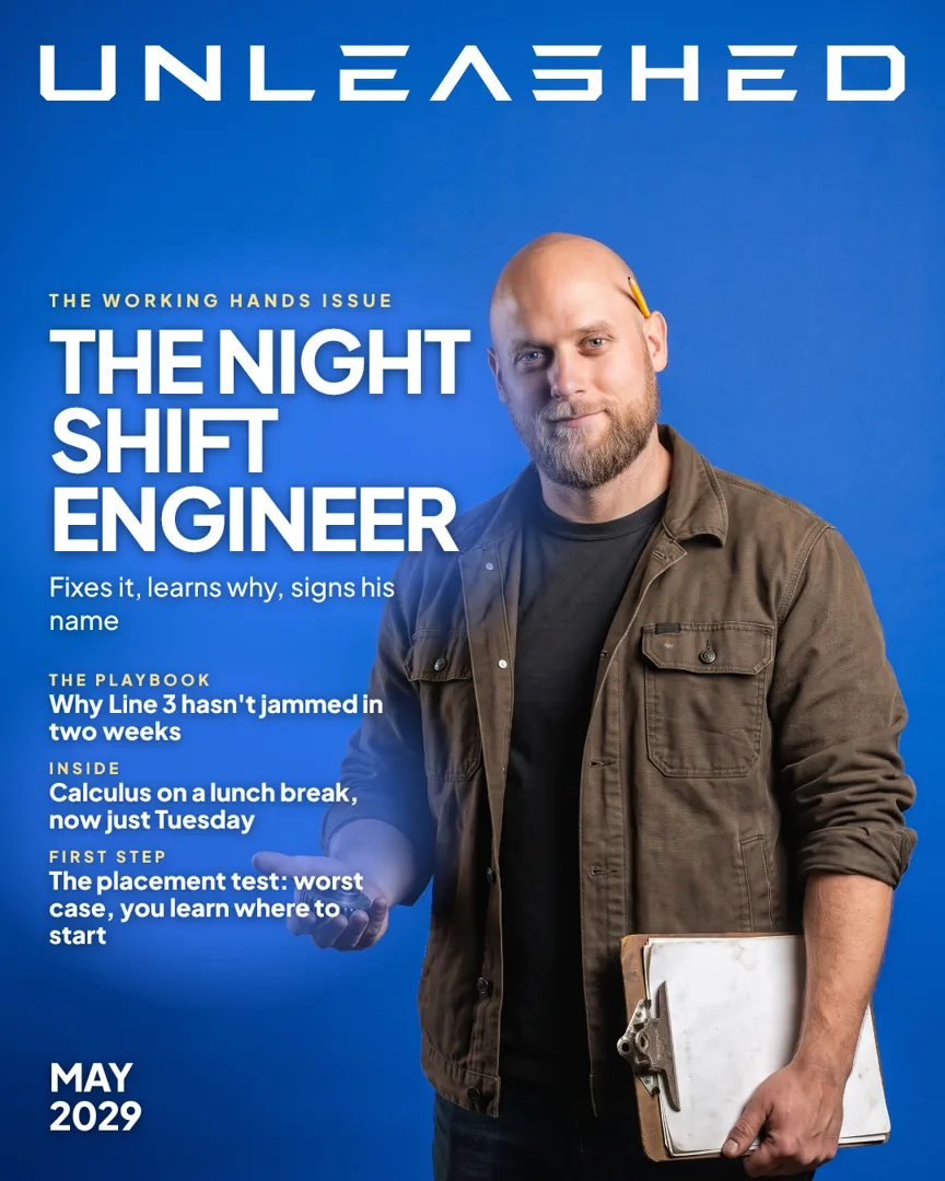 Future Elias on the cover of UNLEASHED: The Night Shift Engineer
